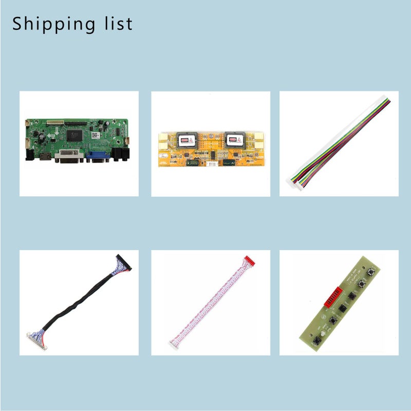 VSDISPLAY LVDs Controller Board 30 pins m.nt68676 for 17" 19" 1280x1024 M170EG01 M170EN01 M170EN06 M170ETN01 1 LCD Gaming Screen Panel - Image 5